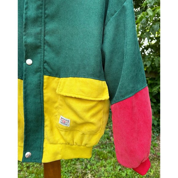 Corduroy Button Up Hooded Jacket - Picture 2 of 5